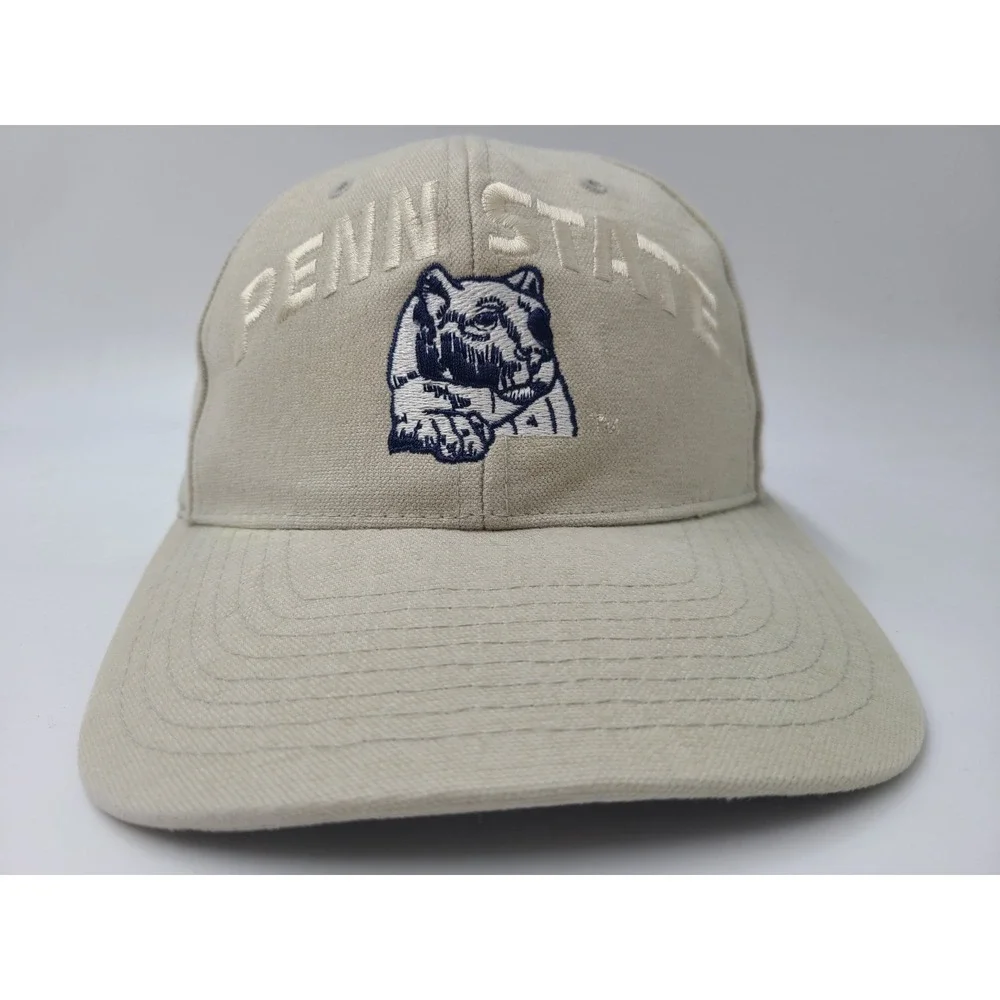 Vintage Penn State University Nittany Lions American‎ Needle Strapback Hat Cap